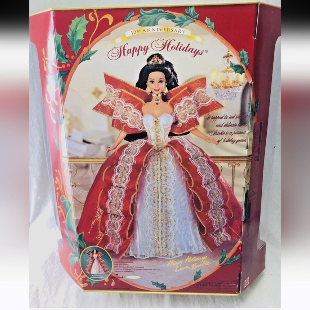 1997 Happy Holidays Special Edition Barbie Doll. Collectible NRFB - Picture 8 of 9